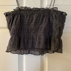 Ruffled tank top